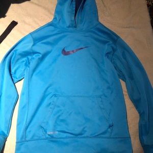 Blue Nike hoodie
